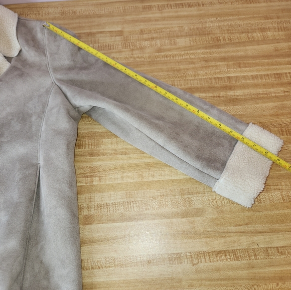 WEATHERPROOF Women's Suede Winter Jacket, size L - Picture 12 of 13